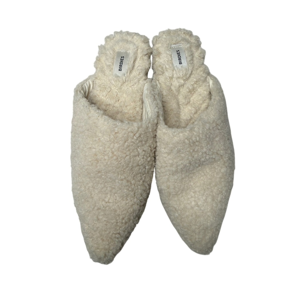 Birdie The Lark Faux Shearling Slides - Picture 2 of 6